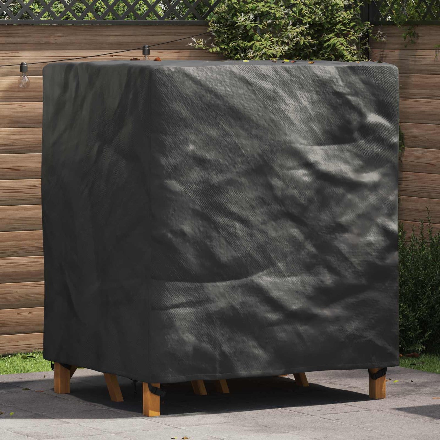 Møbelbeskyttelse Ensfarget Svart 116 X 100 X 120 Cm 210D
