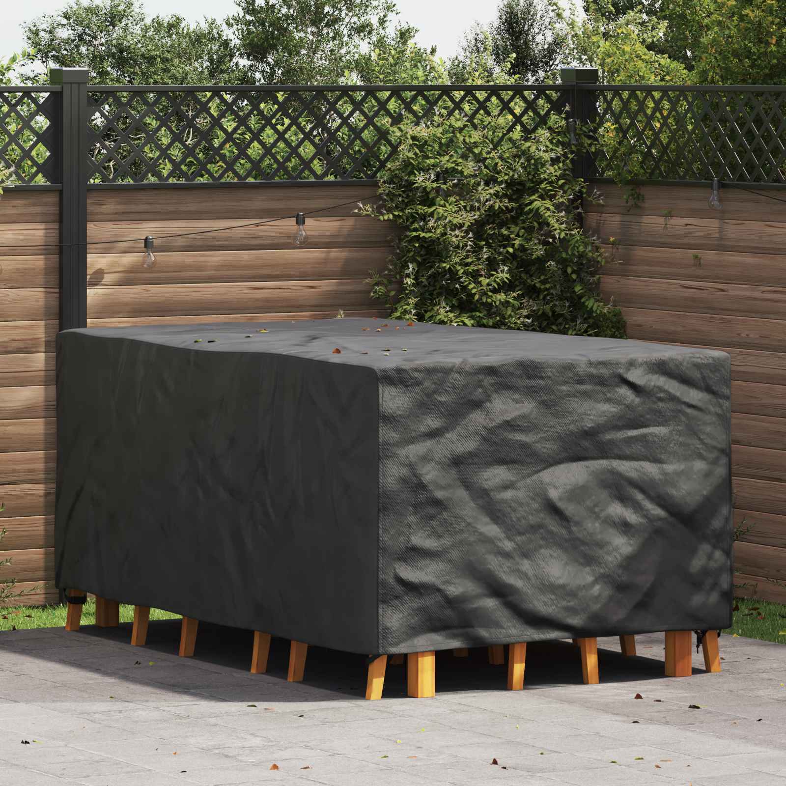 Møbelbeskyttelse Ensfarget Svart 143 X 225 X 90 Cm 210D
