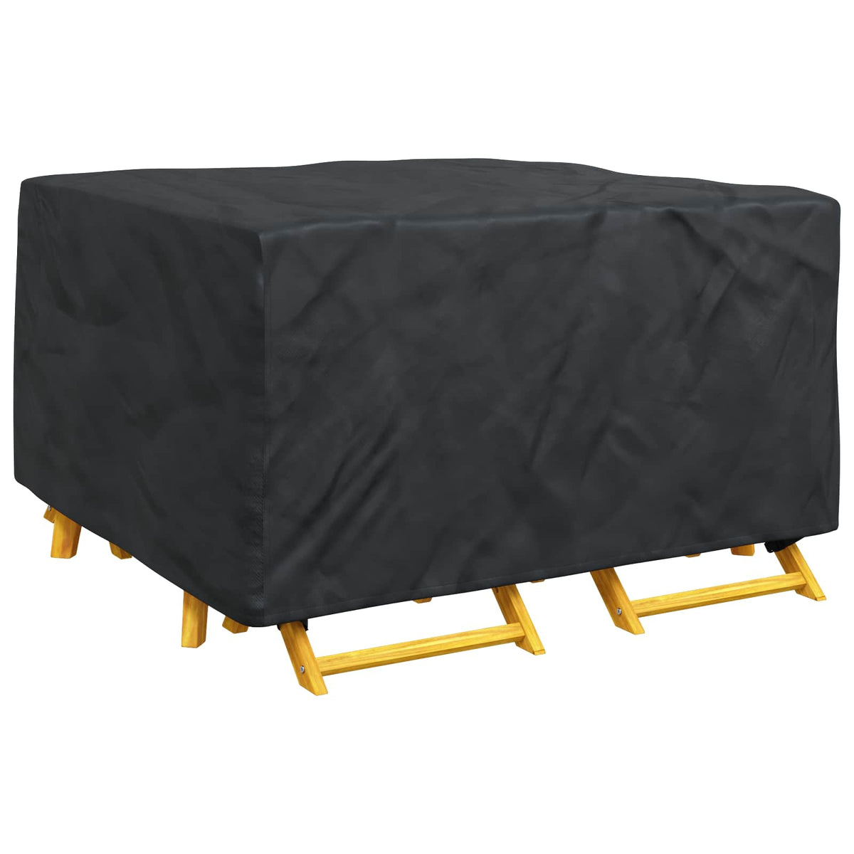 Møbelbeskyttelse Ensfarget Svart 150 X 150 X 75 Cm 210D