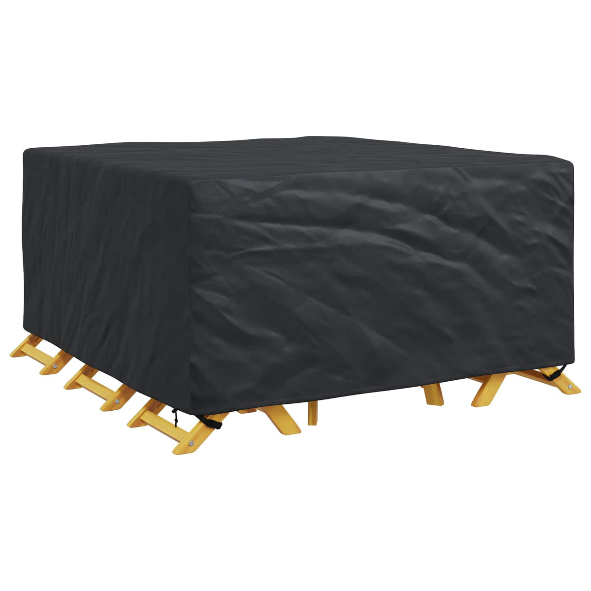 Møbelbeskyttelse Ensfarget Svart 180 X 190 X 85 Cm 210D