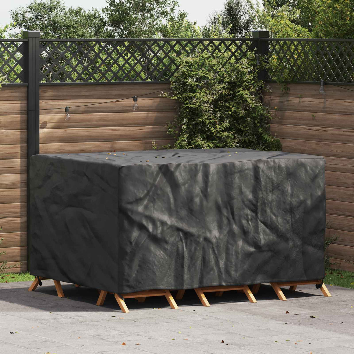 Møbelbeskyttelse Ensfarget Svart 180 X 120 X 74 Cm 420D