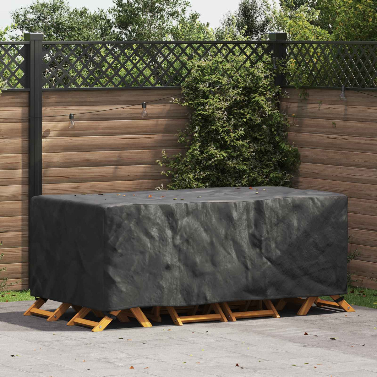 Møbelbeskyttelse Ensfarget Svart 200 X 110 X 70 Cm 210D