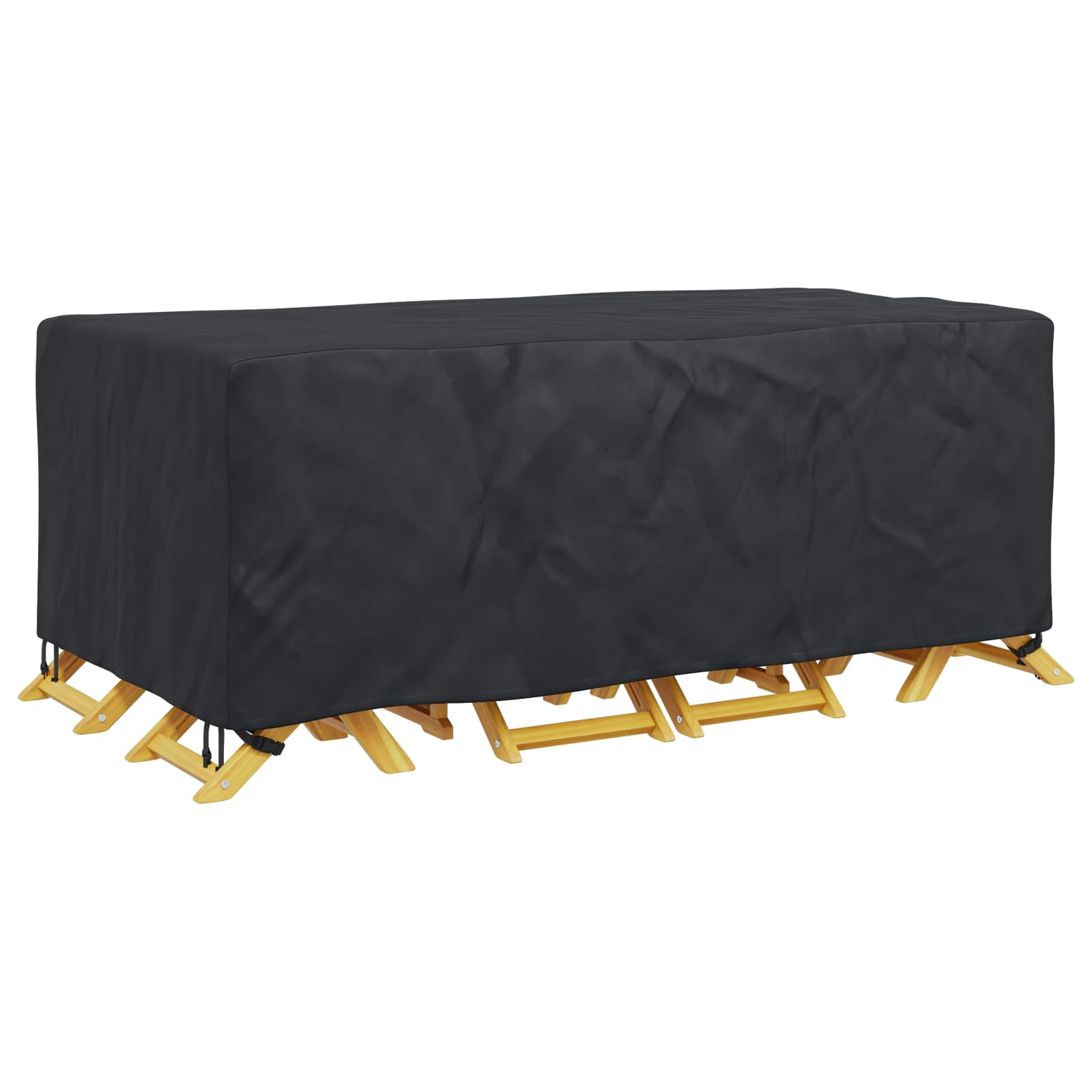 Møbelbeskyttelse Ensfarget Svart 200 X 110 X 70 Cm 210D