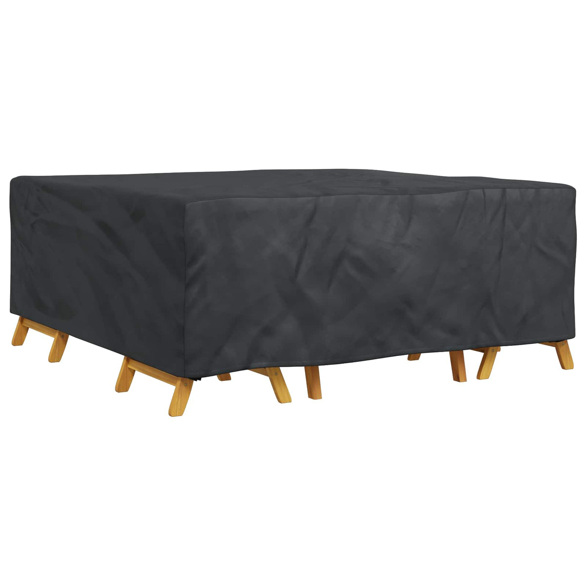 Møbelbeskyttelse Ensfarget Svart 200 X 200 X 90 Cm 420D