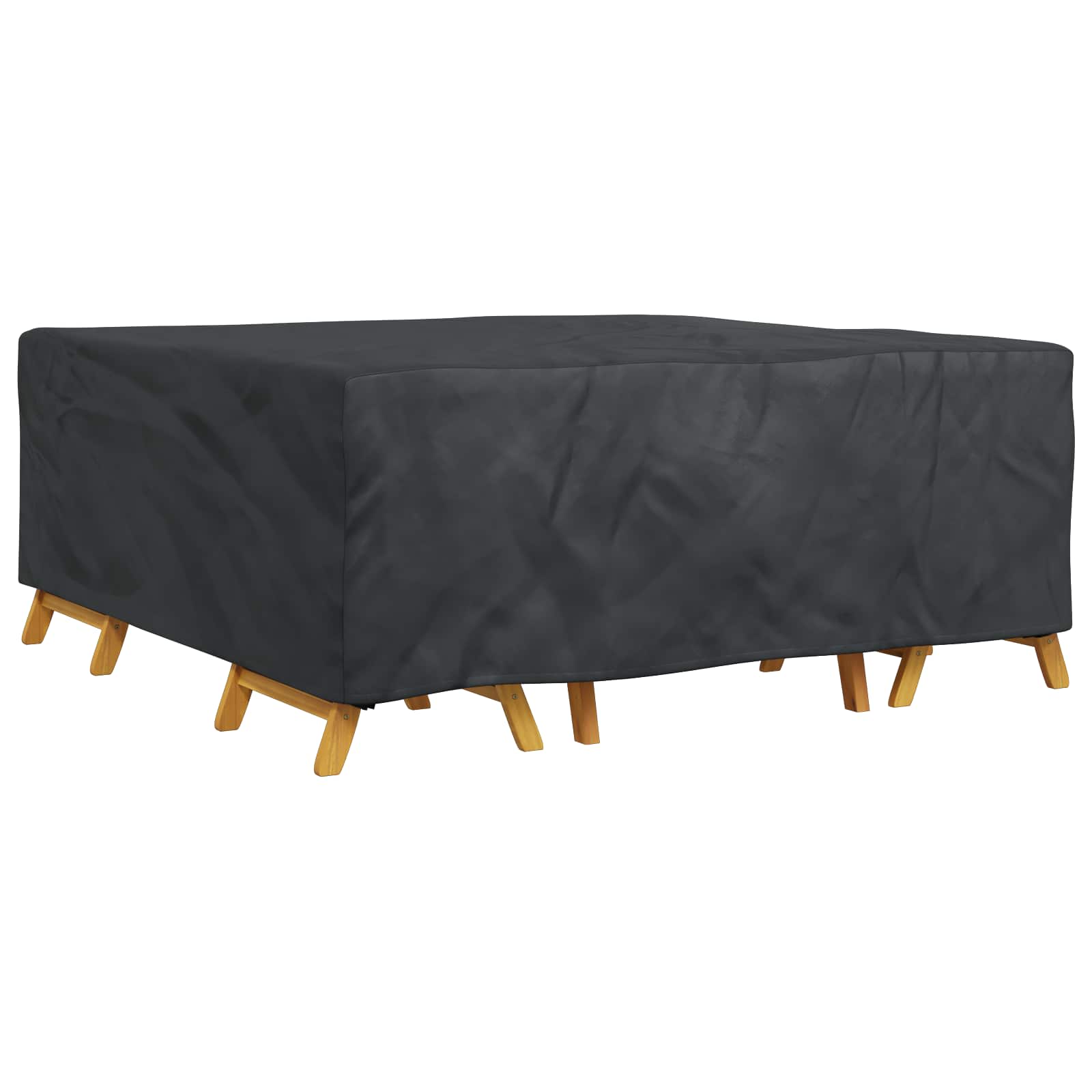 Møbelbeskyttelse Ensfarget Svart 200 X 200 X 90 Cm 600D