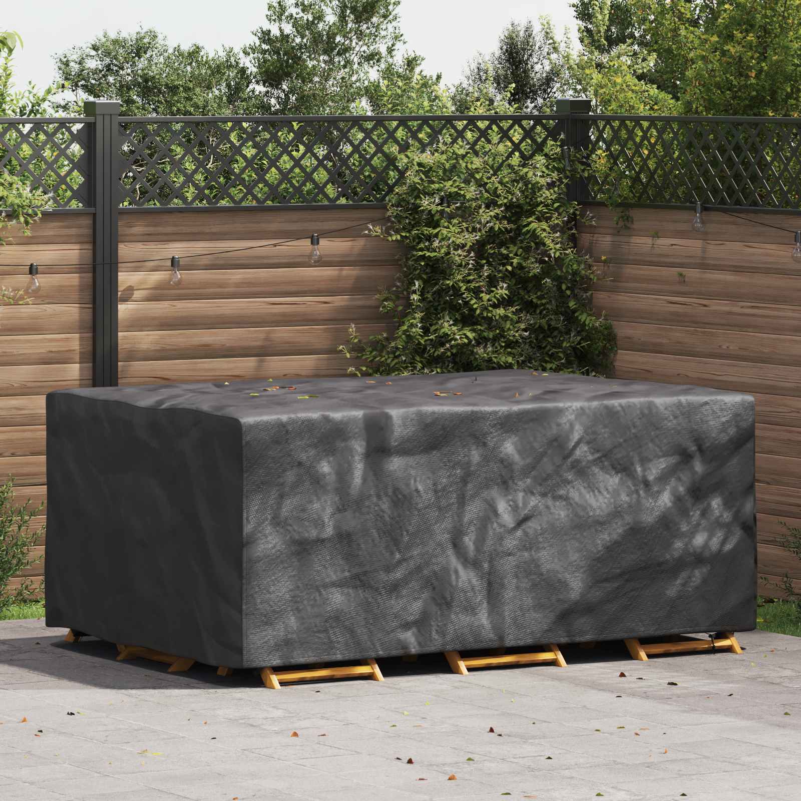Møbelbeskyttelse Ensfarget Svart 210 X 130 X 70 Cm 420D