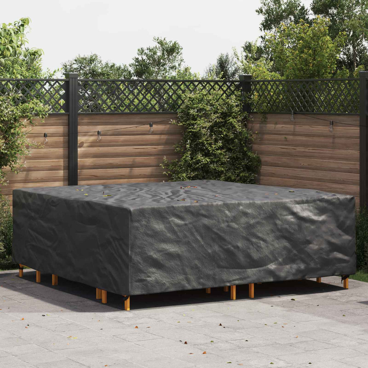 Møbelbeskyttelse Ensfarget Svart 220 X 220 X 70 Cm 210D