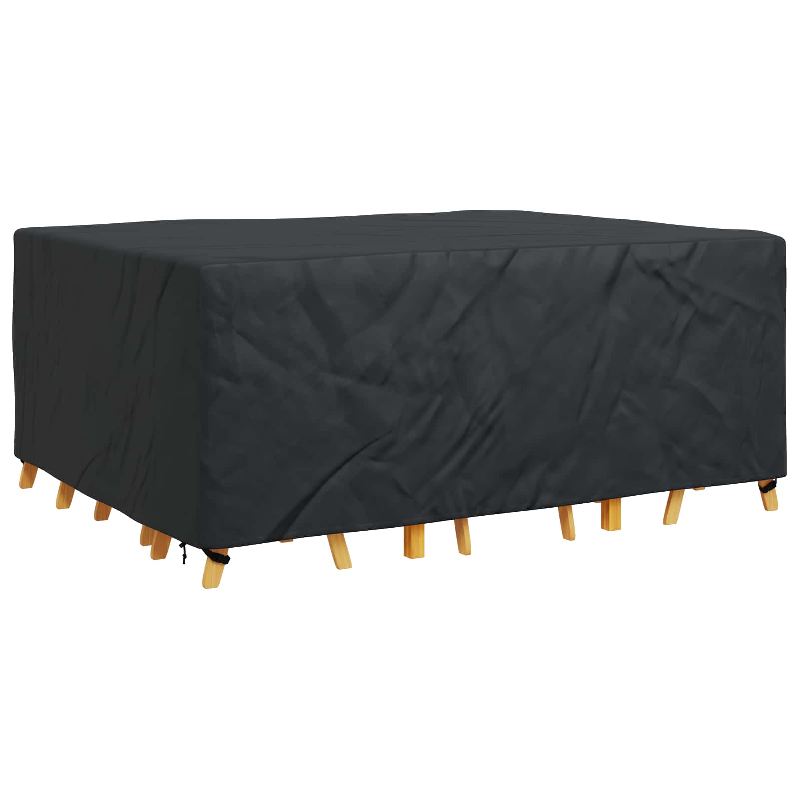 Møbelbeskyttelse Ensfarget Svart 220 X 190 X 85 Cm 600D