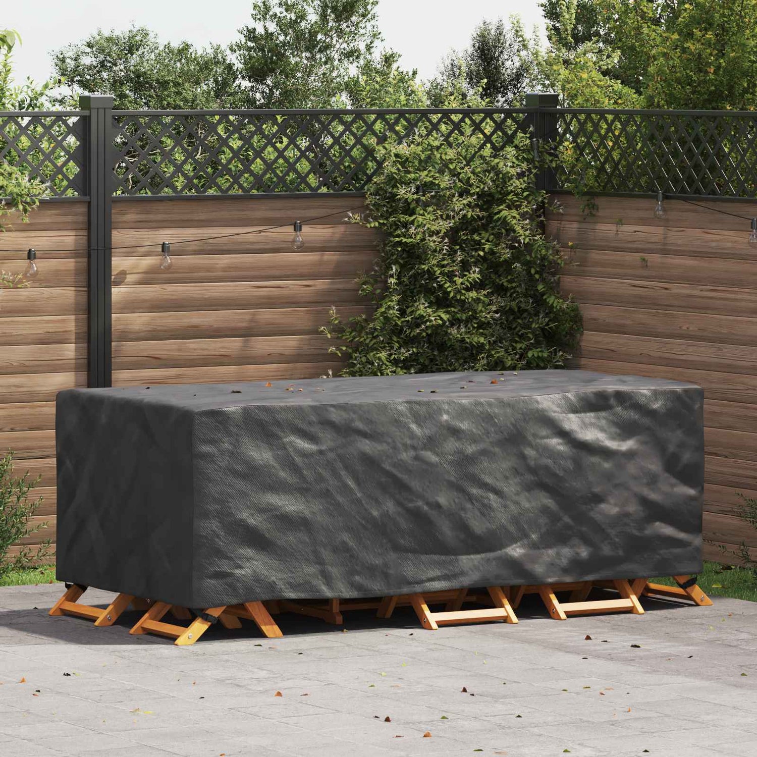 Møbelbeskyttelse Ensfarget Svart 229 X 113 X 73 Cm 210D