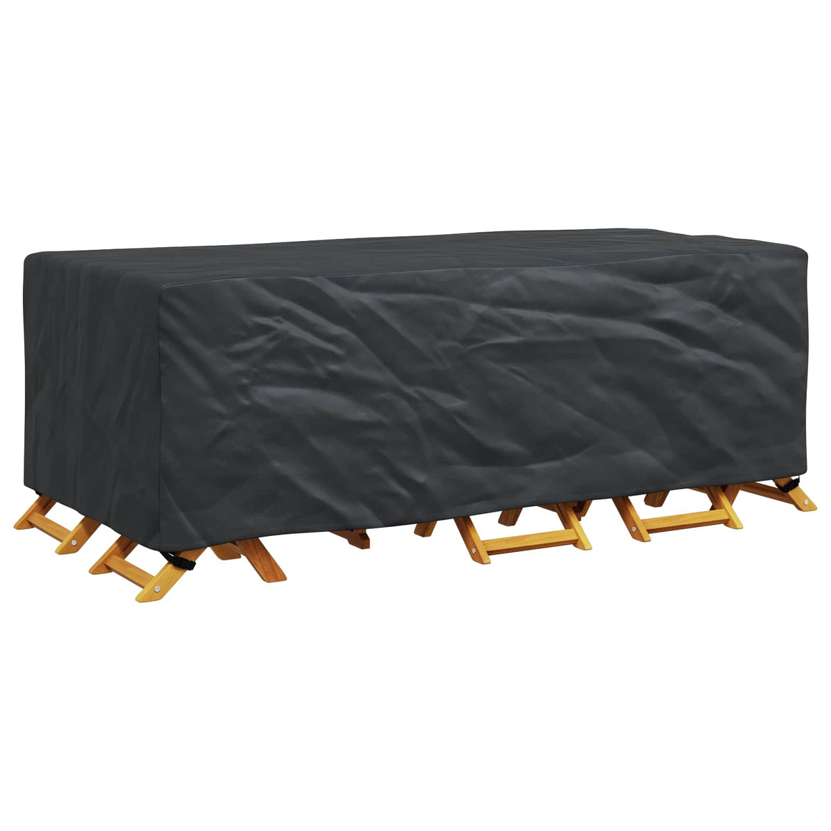 Møbelbeskyttelse Ensfarget Svart 229 X 113 X 73 Cm 210D