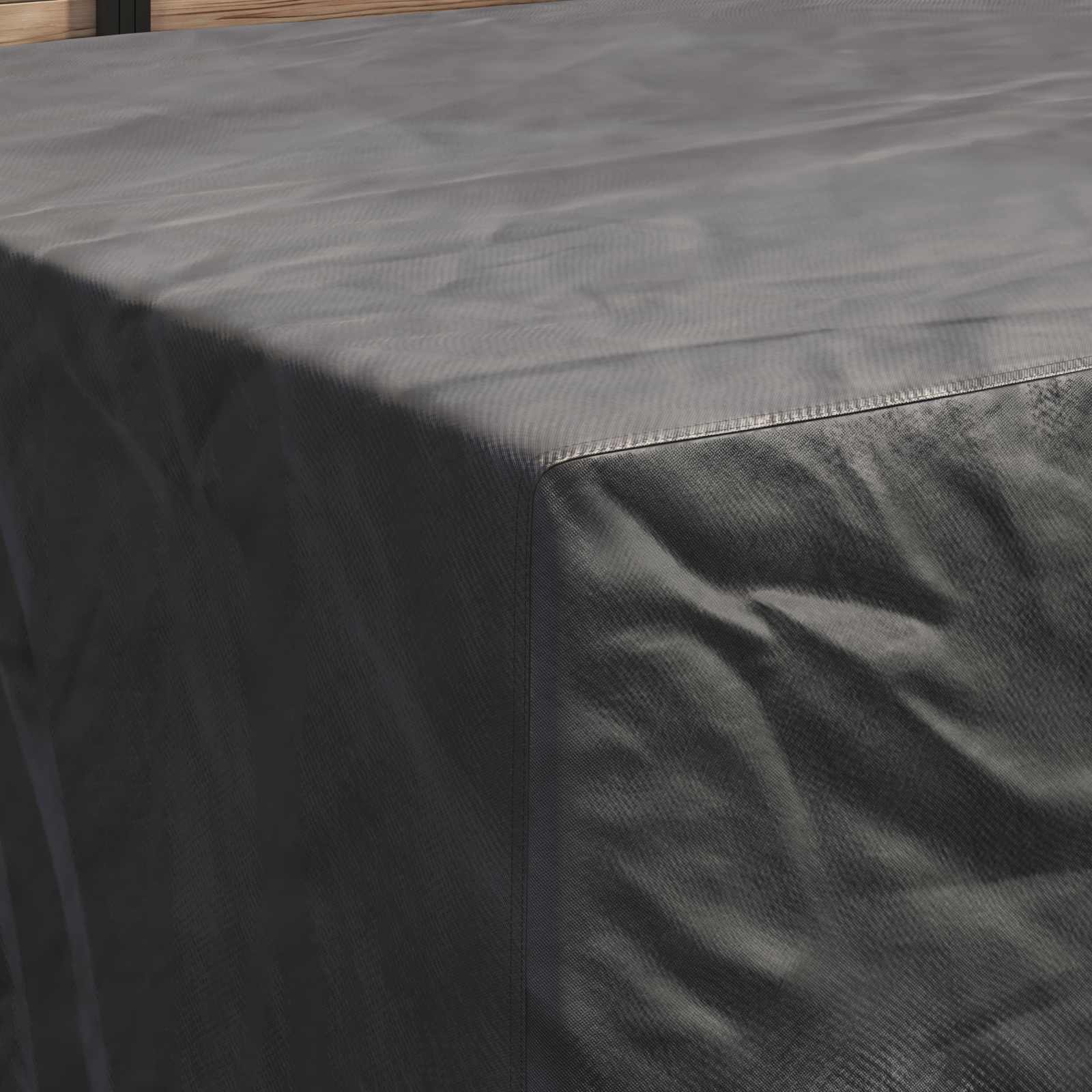 Møbelbeskyttelse Ensfarget Svart 250 X 210 X 70 Cm 600D