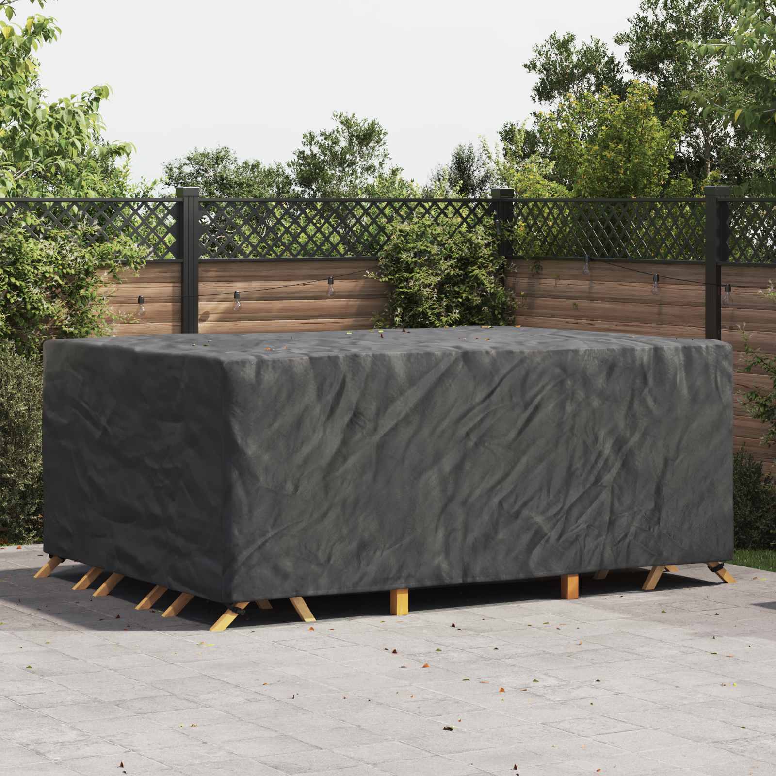 Møbelbeskyttelse Ensfarget Svart 270 X 180 X 90 Cm 600D