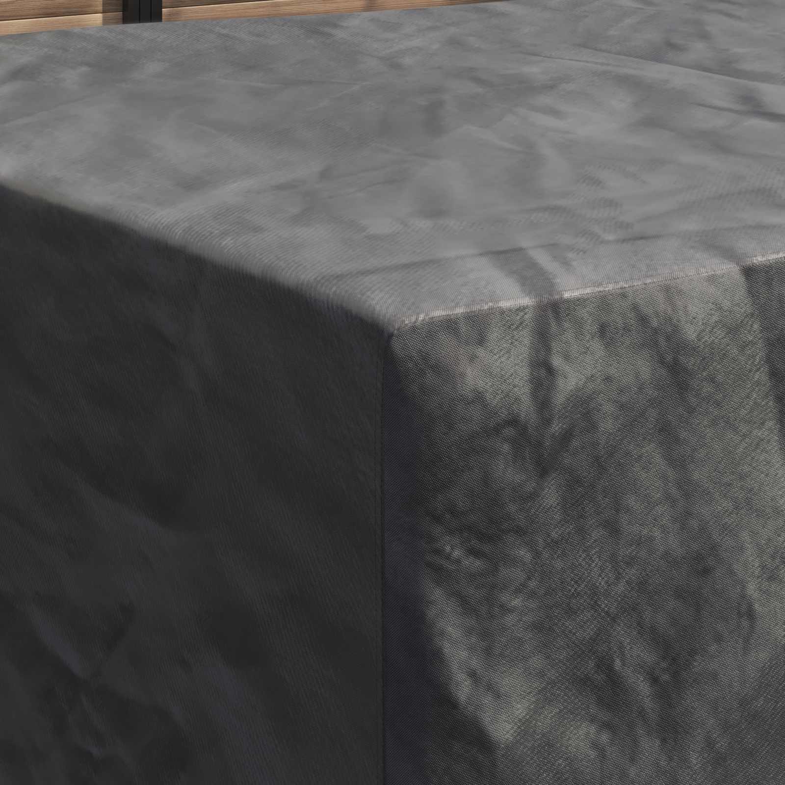 Møbelbeskyttelse Ensfarget Svart 280 X 204 X 106 Cm 210D