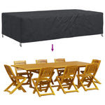 Møbelbeskyttelse Ensfarget Svart 315 X 180 X 74 Cm 420D