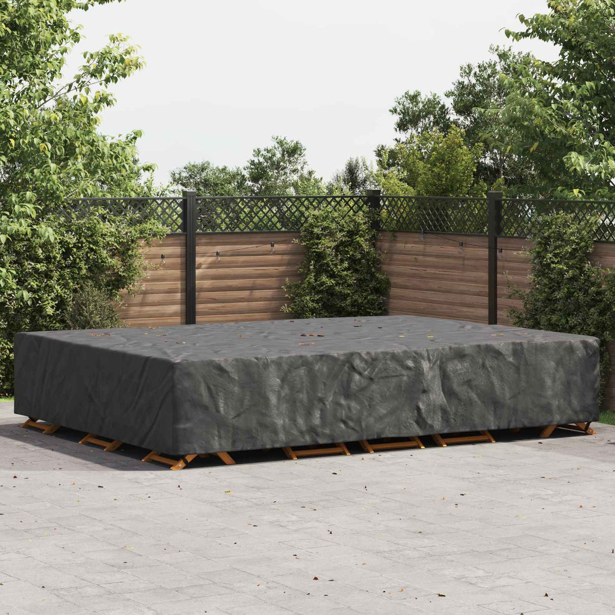 Møbelbeskyttelse Ensfarget Svart 350 X 260 X 90 Cm 420D