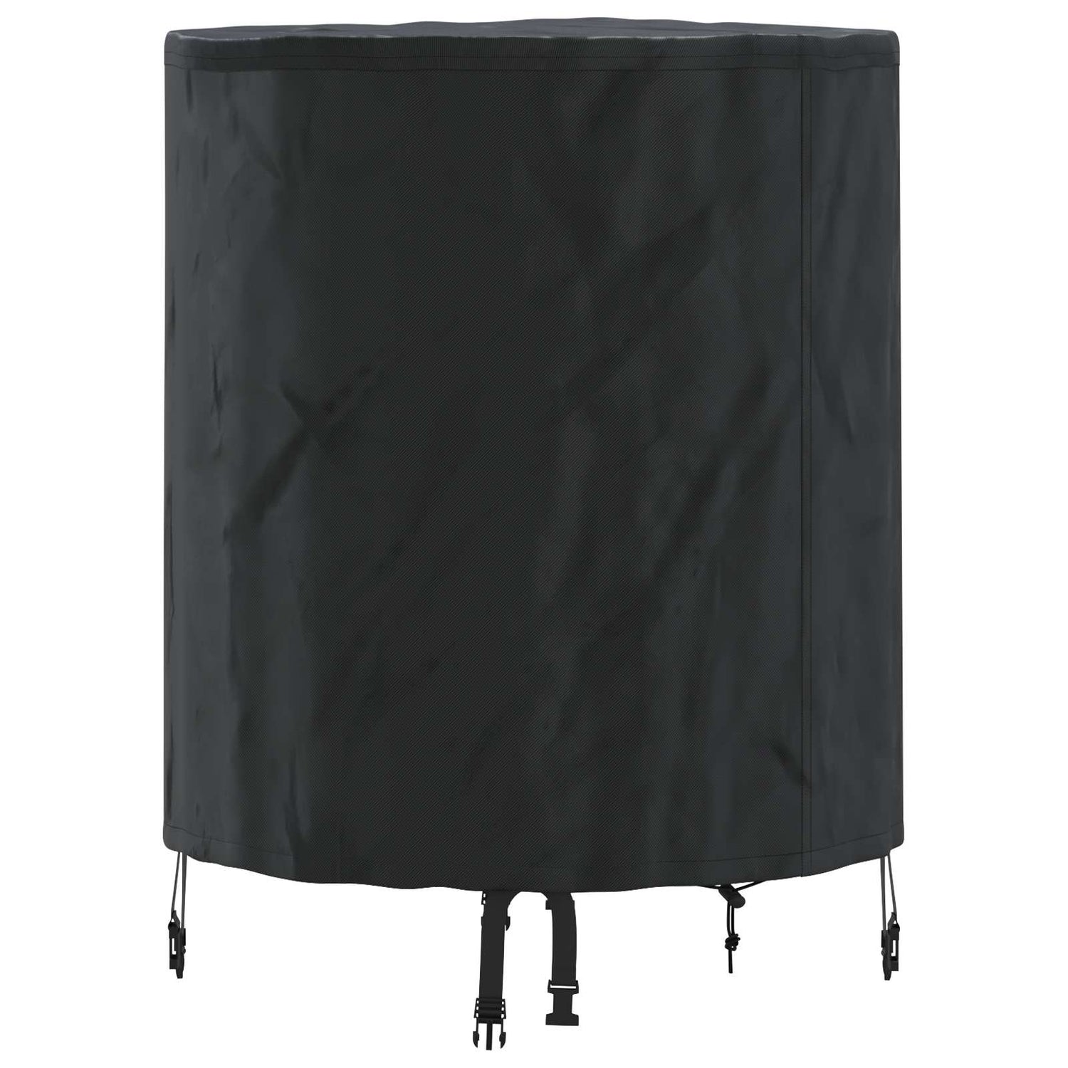 Bordduk Ensfarget Svart 62 X 62 X 70 Cm Stoff