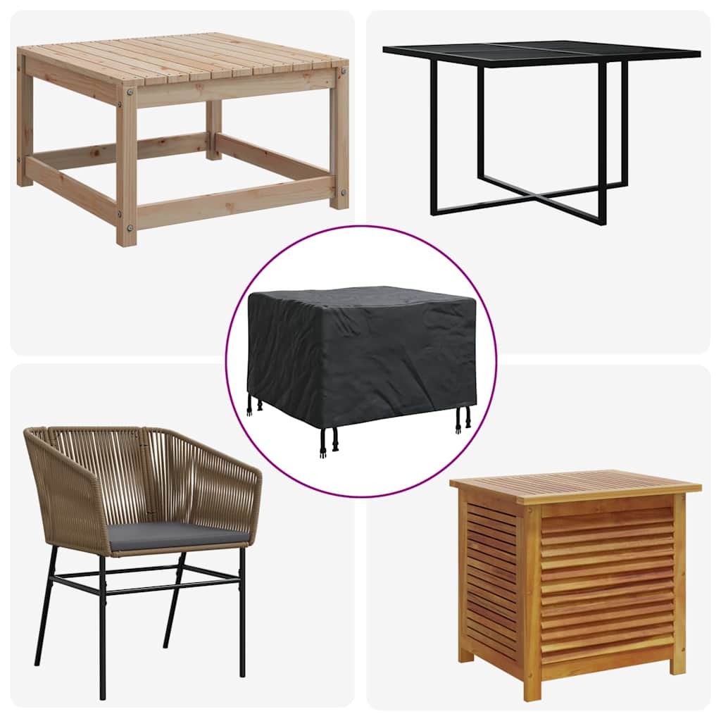 Møbelbeskyttelse Svart 60 X 60 X 45 Cm 210D Oxford Stoff