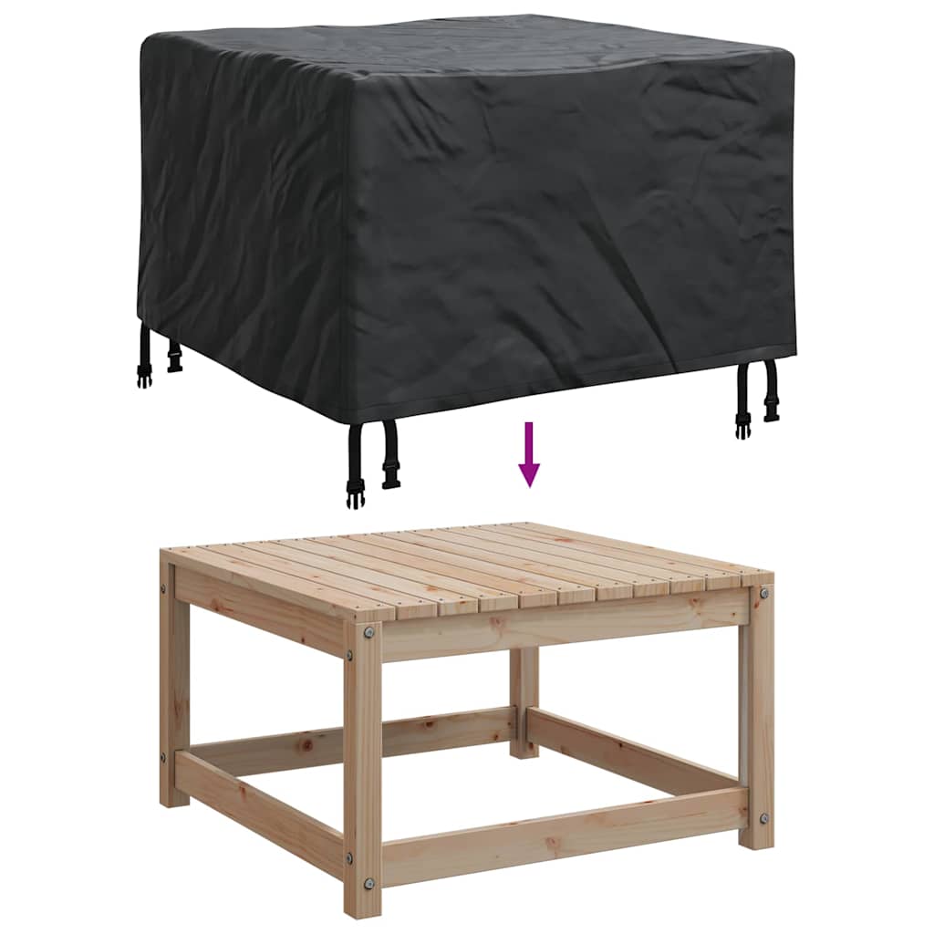 Møbelbeskyttelse Svart 82 X 82 X 50 Cm 210D Oxford Stoff