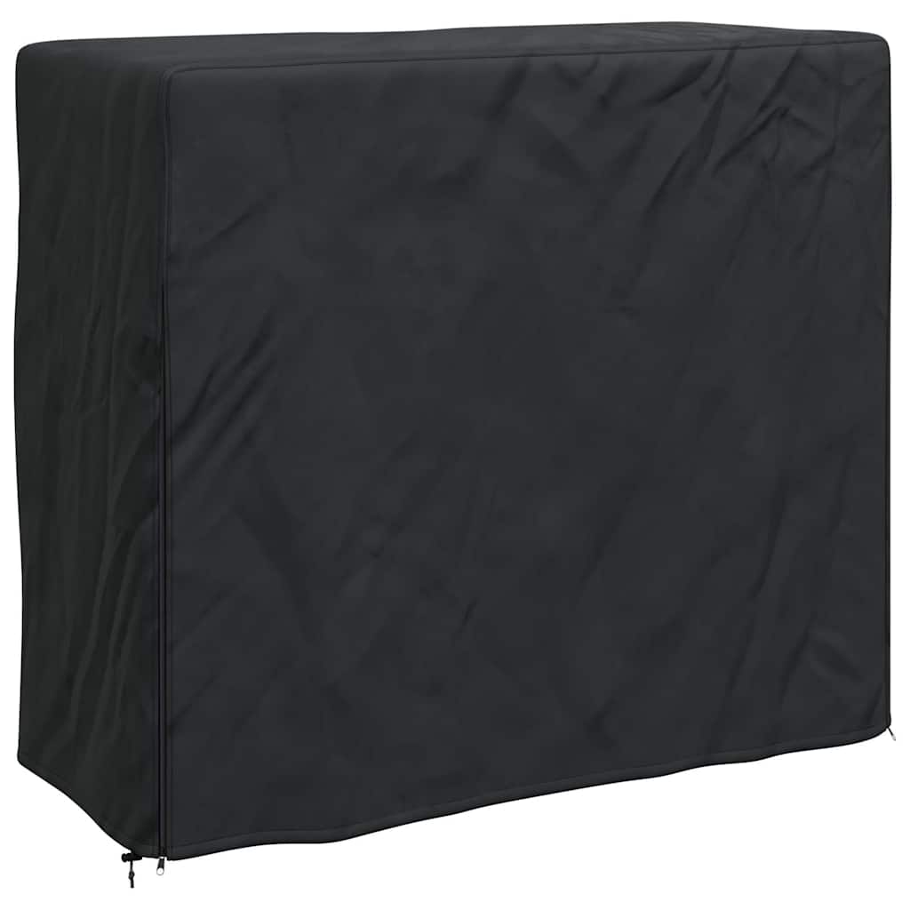Vedstativtrekk Svart 61 X 122 X 106 Cm 210D Oxford Stoff
