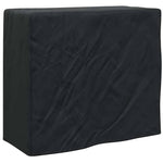 Vedstativtrekk Svart 61 X 122 X 106 Cm 210D Oxford Stoff