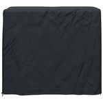 Vedstativtrekk Svart 61 X 122 X 106 Cm 210D Oxford Stoff