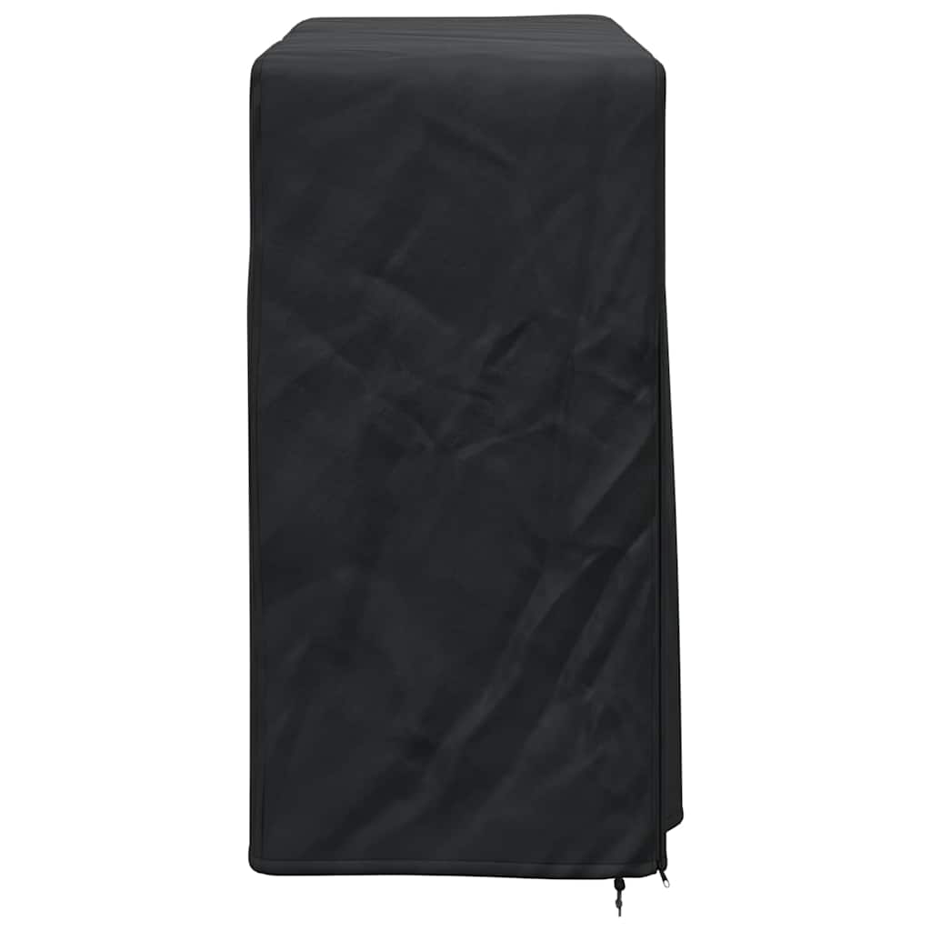 Vedstativtrekk Svart 61 X 122 X 106 Cm 210D Oxford Stoff