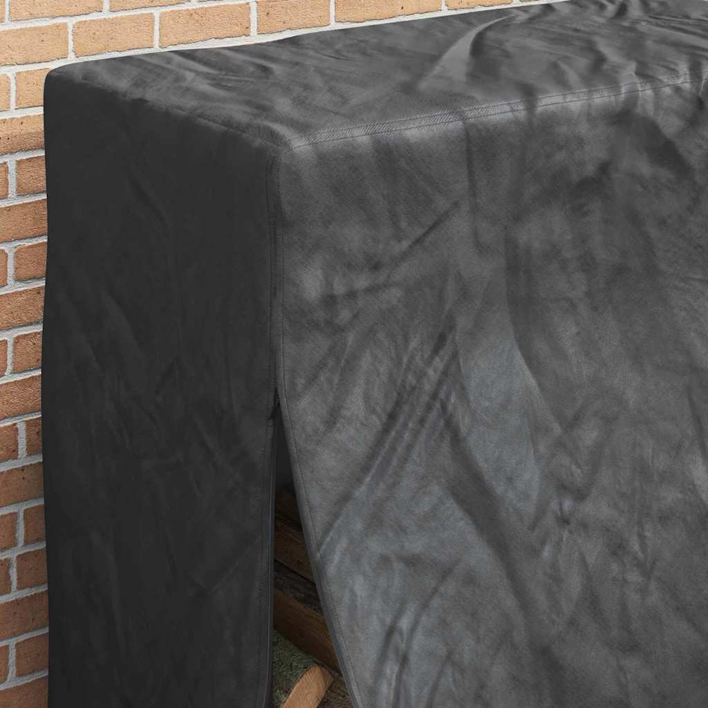 Vedstativtrekk Svart 61 X 122 X 106 Cm 420D Oxford Stoff