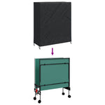 Pingpong Borddekken Ensfarget Svart 165 X 70 X 185 Cm Stoff
