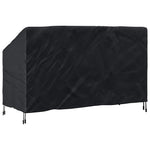 Hagebenkdeksel Svart 165 X 70 X 65 / 94 Cm 210D Oxford Stoff
