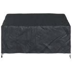 Hagebenkdeksel Svart 165 X 70 X 65 / 94 Cm 210D Oxford Stoff