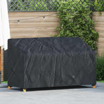 Hagebenkdeksel Svart 165 X 70 X 65 / 94 Cm 420D Oxford Stoff
