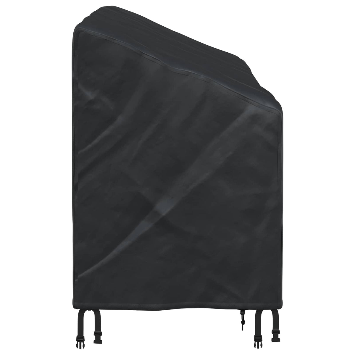 Hagebenkdeksel Svart 165 X 70 X 65 / 94 Cm 420D Oxford Stoff