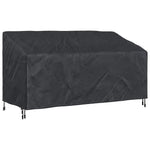 Hagebenkdeksel Svart 185 X 85 X 65 / 94 Cm 210D Oxford Stoff