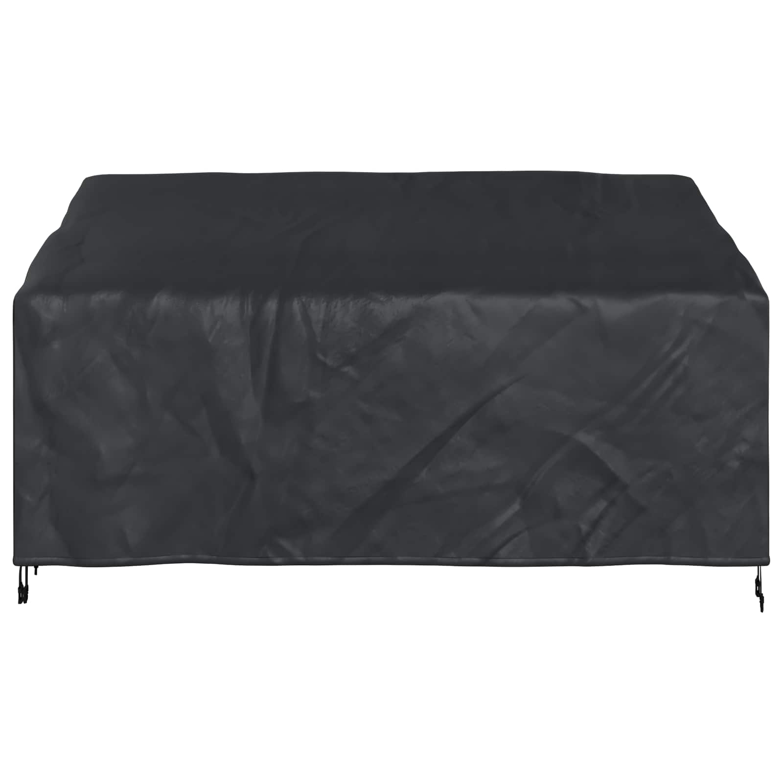 Hagebenkdeksel Svart 185 X 85 X 65 / 94 Cm 210D Oxford Stoff