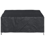 Hagebenkdeksel Svart 185 X 85 X 65 / 94 Cm 210D Oxford Stoff