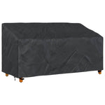 Hagebenkdeksel Svart 185 X 85 X 65 / 94 Cm 210D Oxford Stoff
