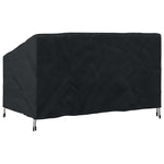 Hagebenkdeksel Svart 160 X 100 X 61 / 89 Cm 210D Oxford Stoff