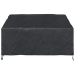 Hagebenkdeksel Svart 160 X 100 X 61 / 89 Cm 210D Oxford Stoff