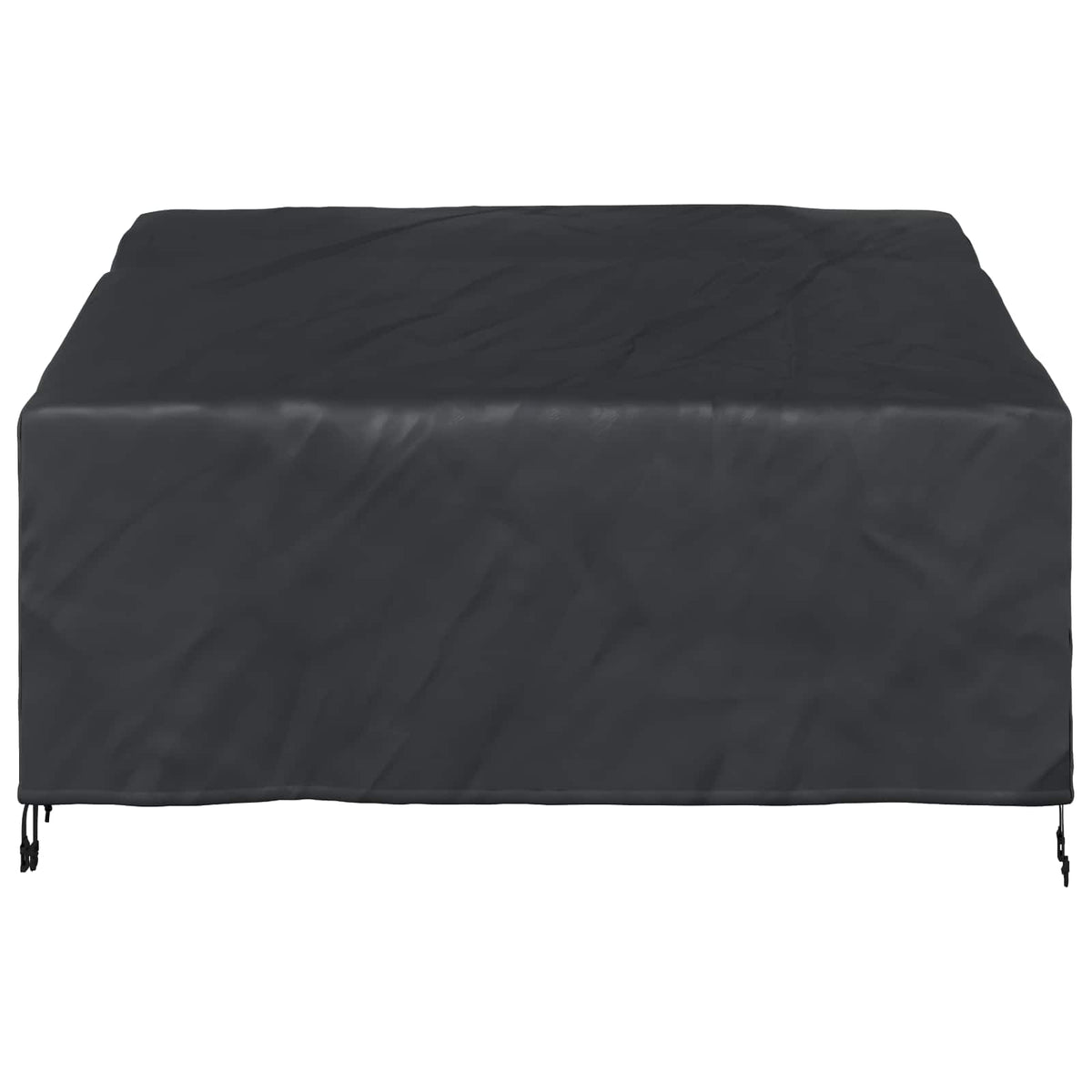Hagebenkdeksel Svart 160 X 100 X 61 / 89 Cm 210D Oxford Stoff