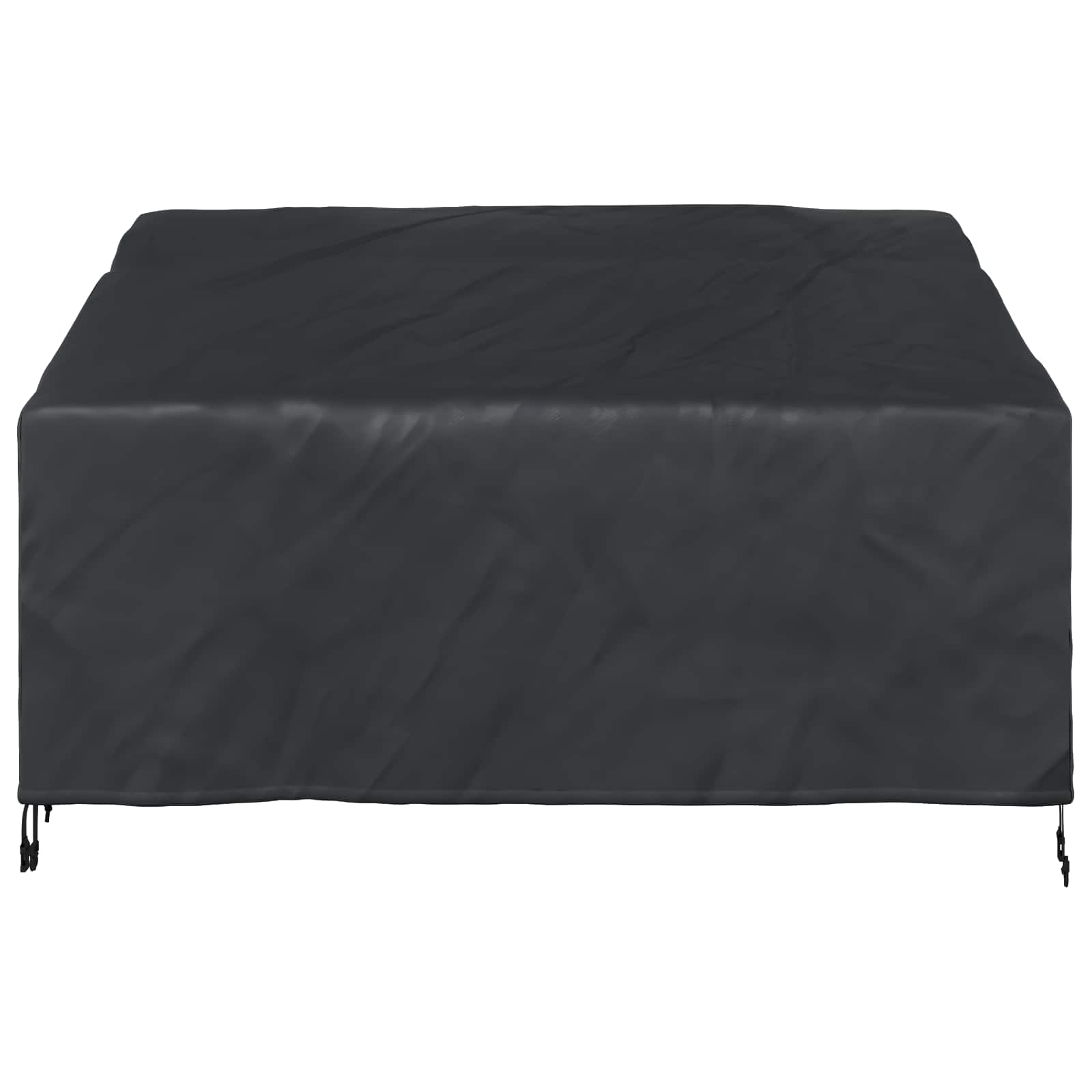Hagebenkdeksel Svart 160 X 100 X 61 / 89 Cm 210D Oxford Stoff