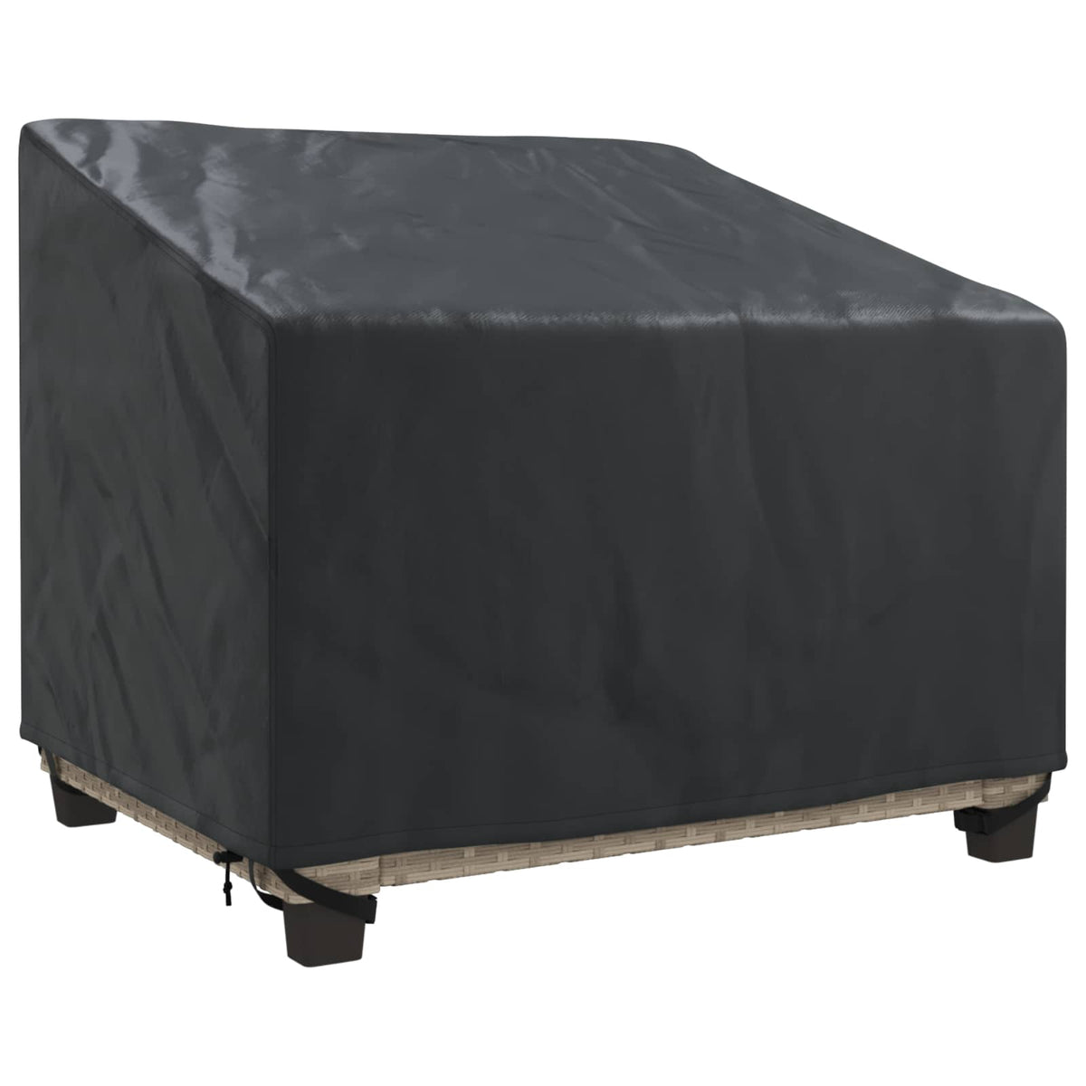Hage Stoltrekk Svart 96 X 79 X 74 Cm 210D Oxford Stoff