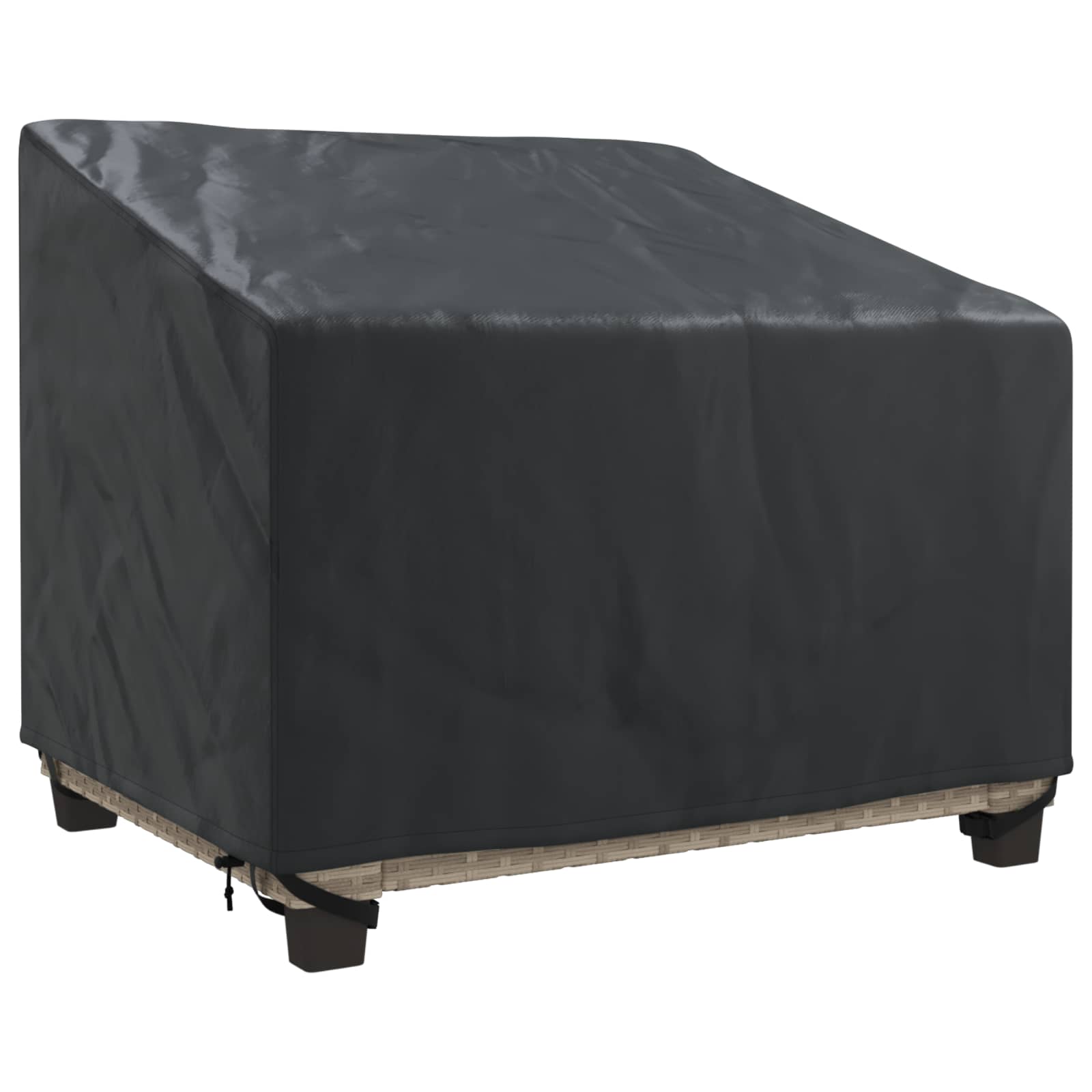 Hage Stoltrekk Svart 96 X 79 X 74 Cm 210D Oxford Stoff