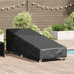 Utemøbelbeskyttelse Svart 203 X 81 X 63 Cm 420D Oxford Stoff