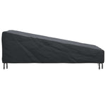 Utemøbelbeskyttelse Svart 203 X 81 X 63 Cm 420D Oxford Stoff