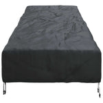 Utemøbelbeskyttelse Svart 210 X 80 X 75 Cm 210D Oxford Stoff