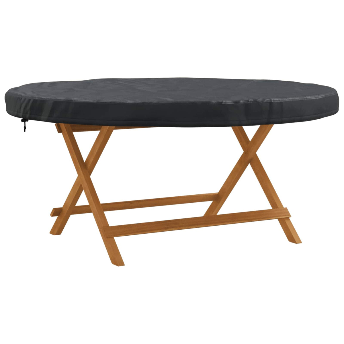 Utendørs Bordtrekk Svart 142 X 142 X 10 Cm 210D Oxford Stoff