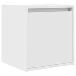 Veggmontert Nattbord 2 Stk Hvit 38X34X40 Cm