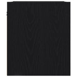 Veggmontert Nattbord Svart 38X34X40 Cm