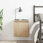 Veggmontert Nattbord Sonoma Eik 38X34X40 Cm