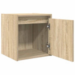 Veggmontert Nattbord Sonoma Eik 38X34X40 Cm